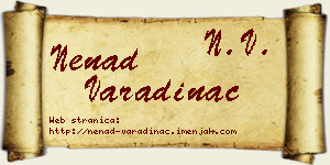 Nenad Varadinac vizit kartica